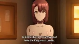 Hentai-Elfen Dreier: Gefesselte Rothaarige & Blonde Kriegerin